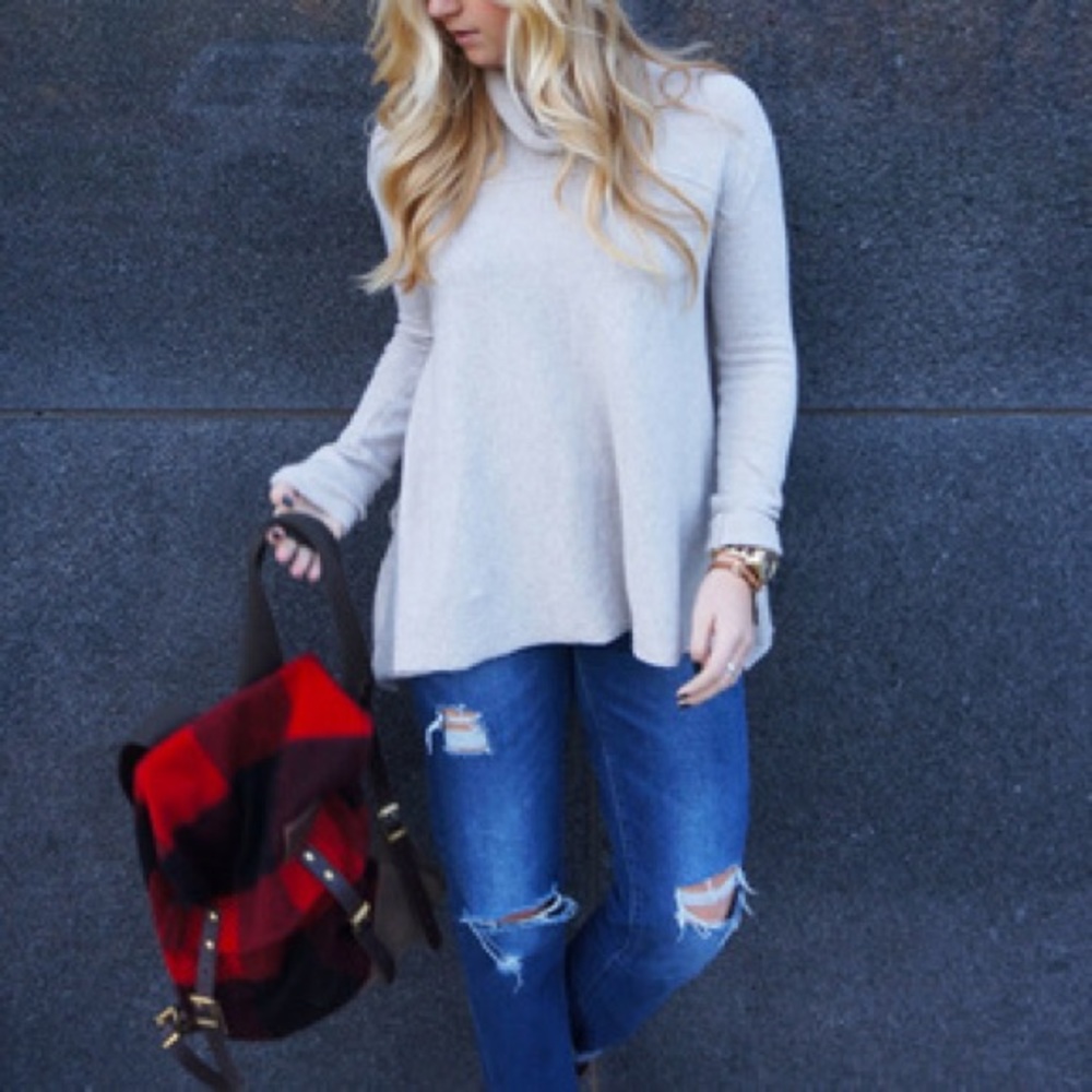 Woolrich flannel backpack